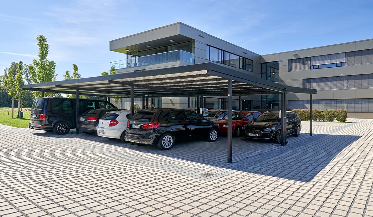 <b>Reihen-Carport ohne Füllung</b>