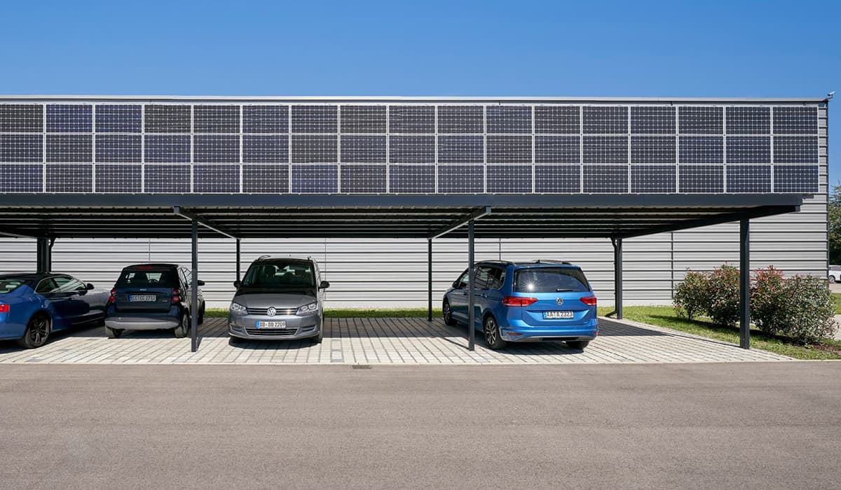 <b>Reihen-Carport ohne Füllung</b>