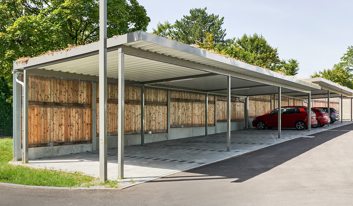 <b>Reihen-Carport ohne Füllung</b>