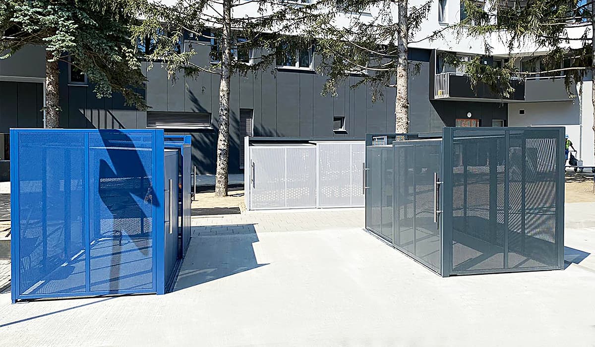 Gerhardt Braun Mülltonnen-Box Lochblech