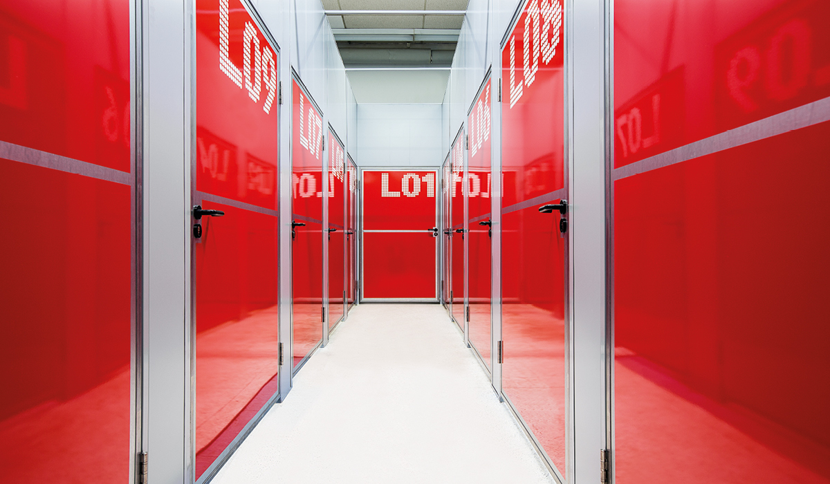 Galerie Self Storage-Trennwände