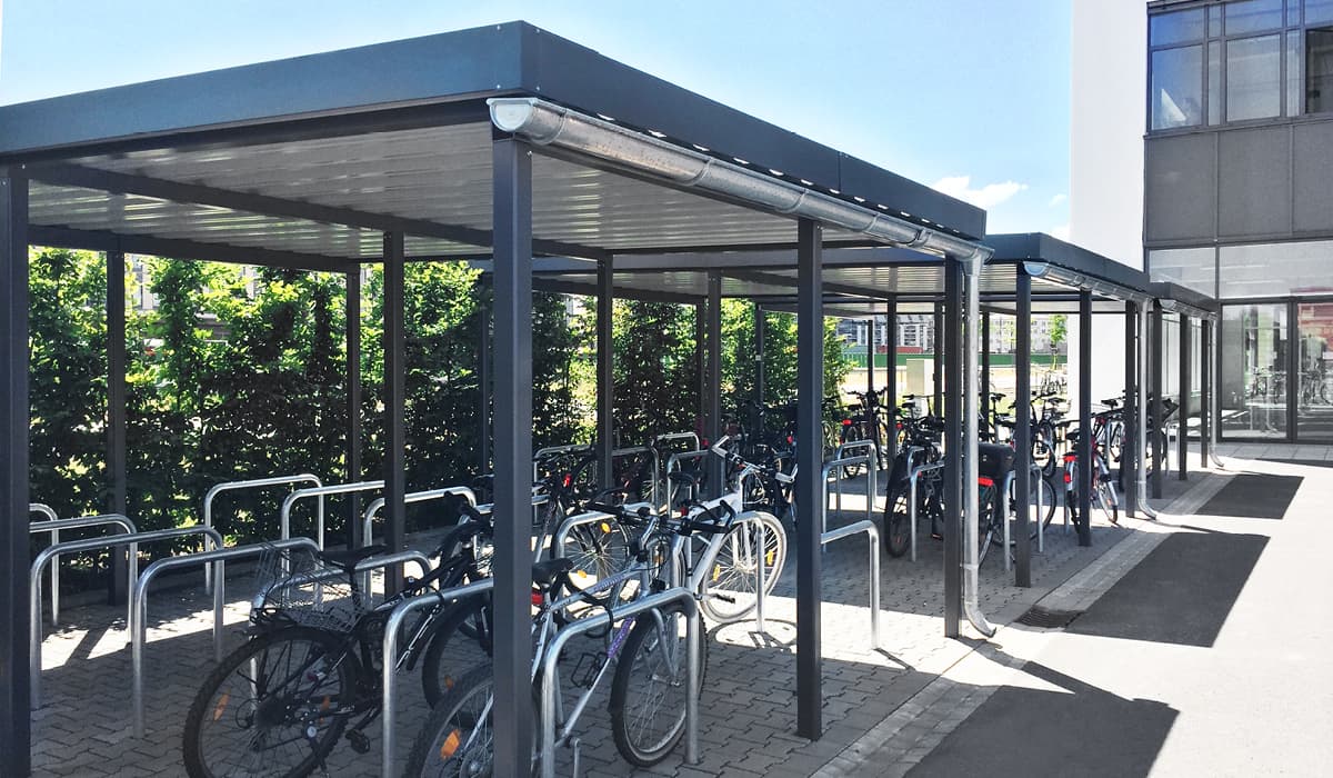 <h5>Bikeport ohne Seitenwände</h5>
